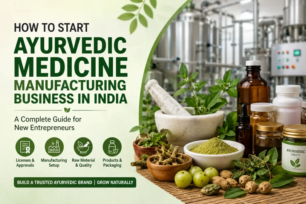 How to Start an Ayurvedic Medicine Manufacturing Business in India