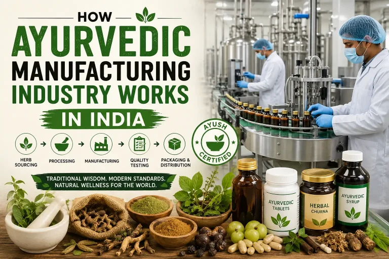 How Ayurvedic Manufacturing Industry Works in India