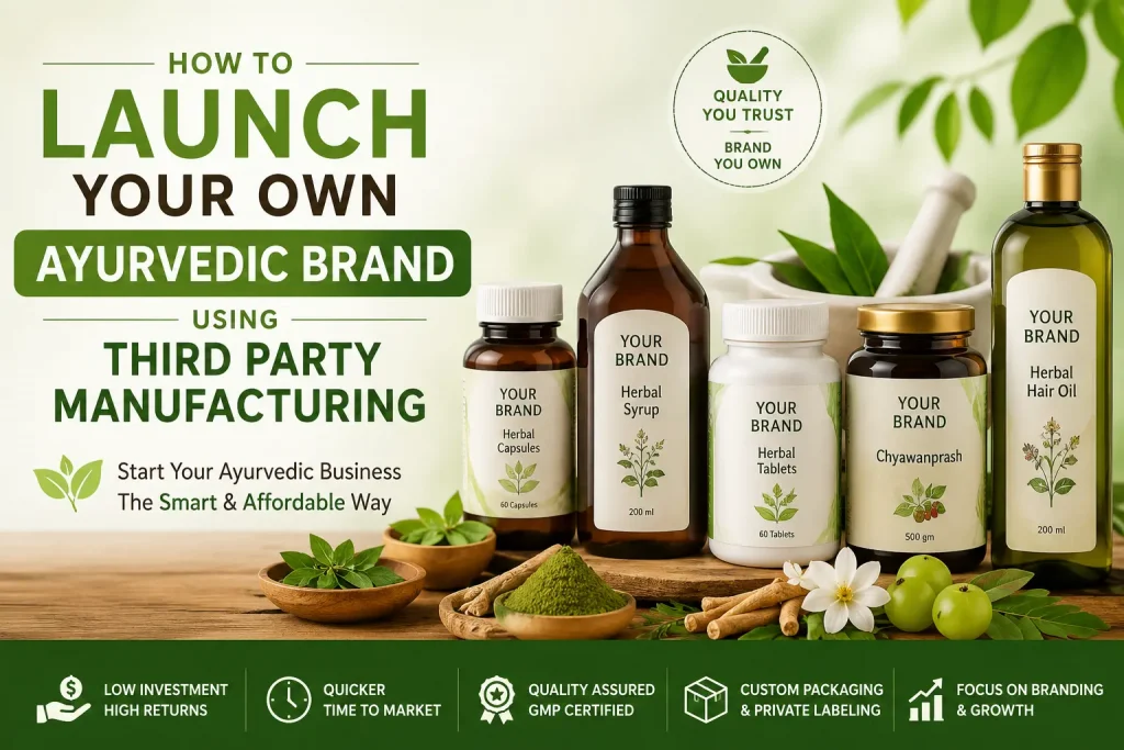 How to Launch Your Own Ayurvedic Brand Using Third Party Manufacturing